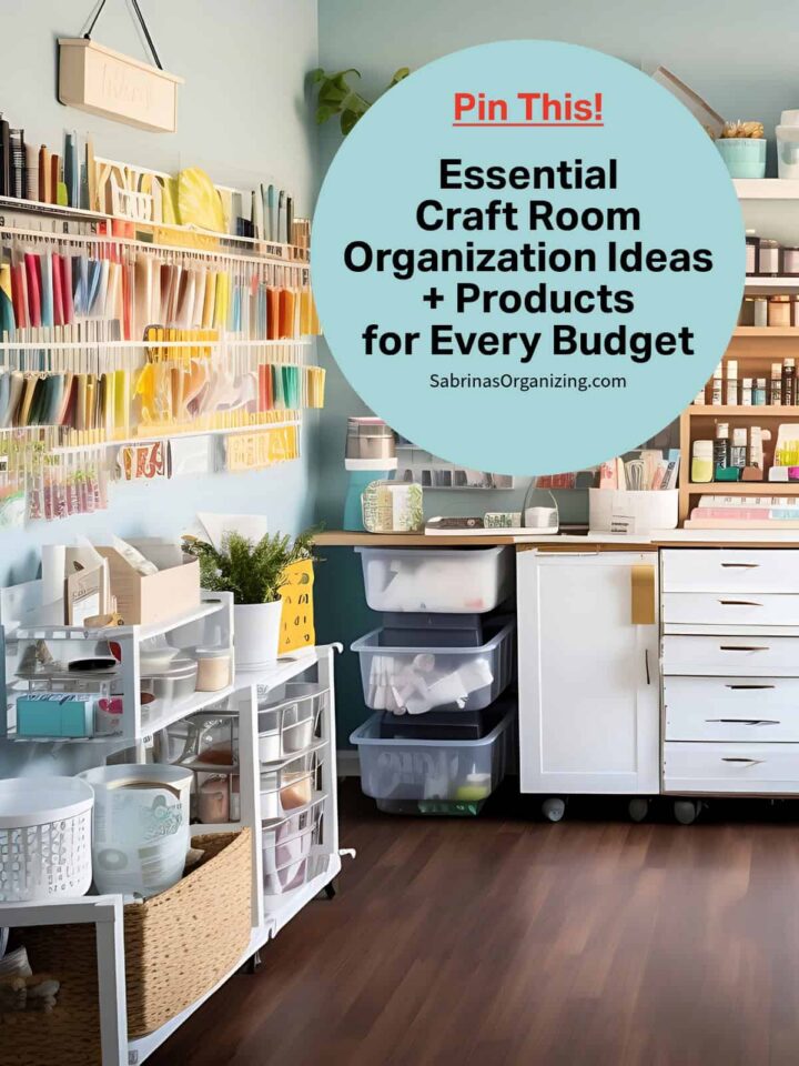 Essential Craft Room Organization Ideas plus Products for Every Budget