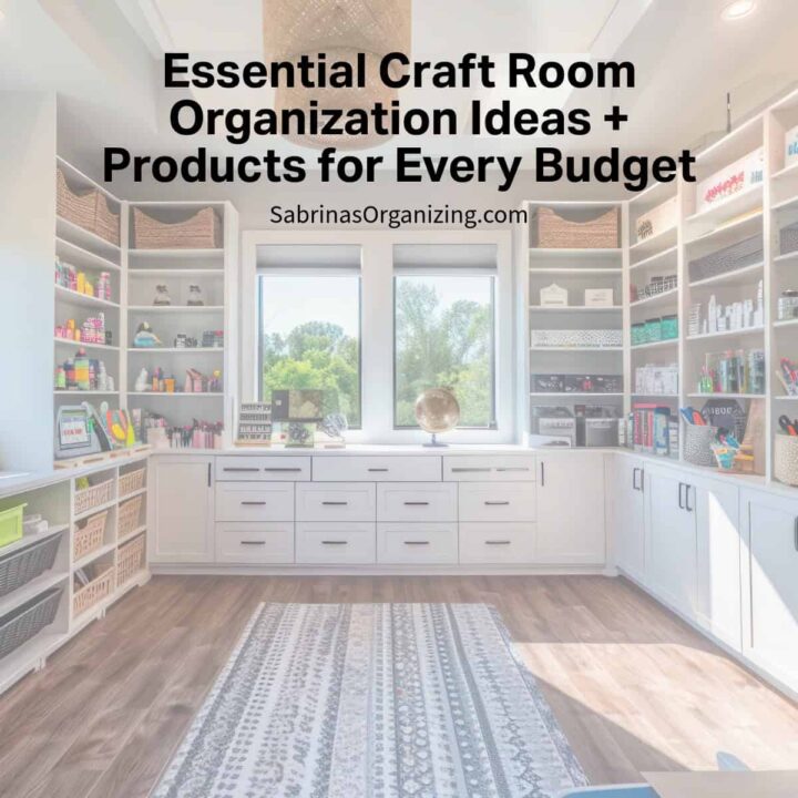 Essential Craft Room Organization Ideas plus Products for Every Budget