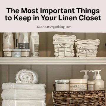 The Most Important Things to Keep in Your Linen Closet