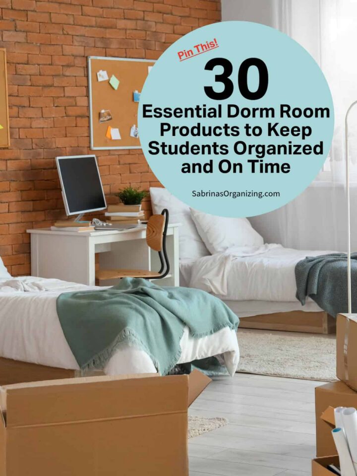 30 Essential Dorm Room Products to Keep Students Organized and On Time