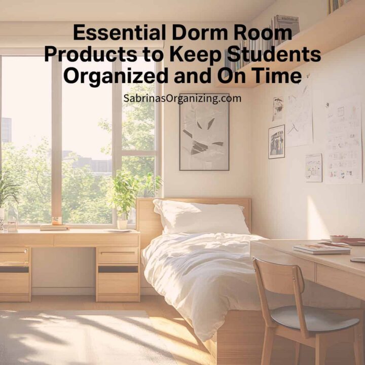 30 Essential Dorm Room Products to Keep Students Organized and On Time