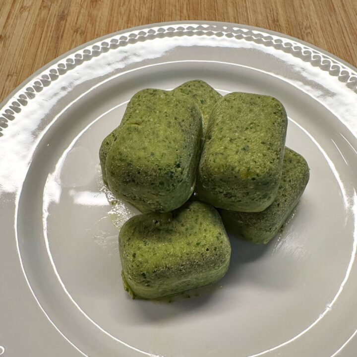 Parsley Bombs after frozen