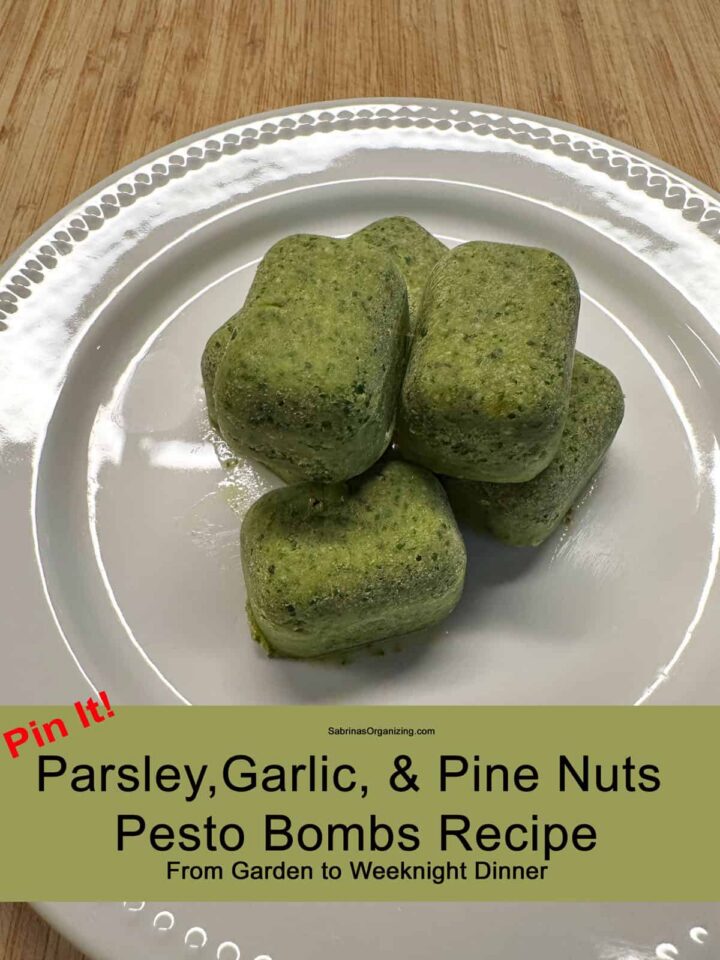 Pesto garlic pine nuts pesto bombs Recipe