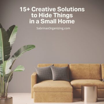 15+ Creative Solutions to Hide Things in a Small Home