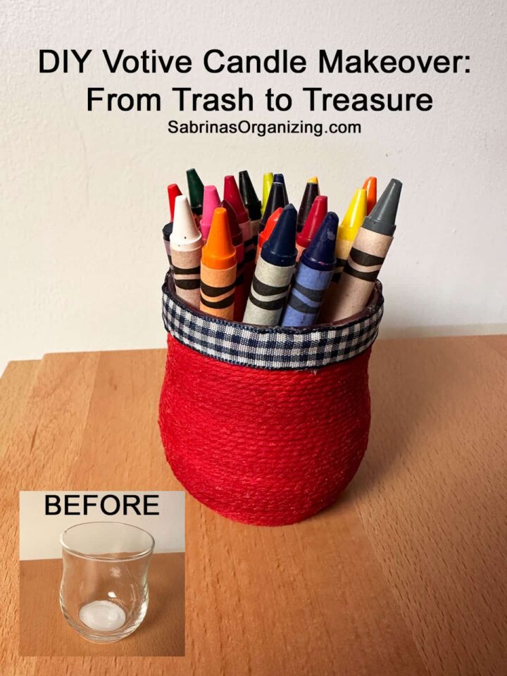 DIY Votive Candle Makeover