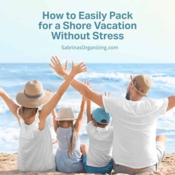 How to Easily Pack for a Shore Vacation Without Stress
