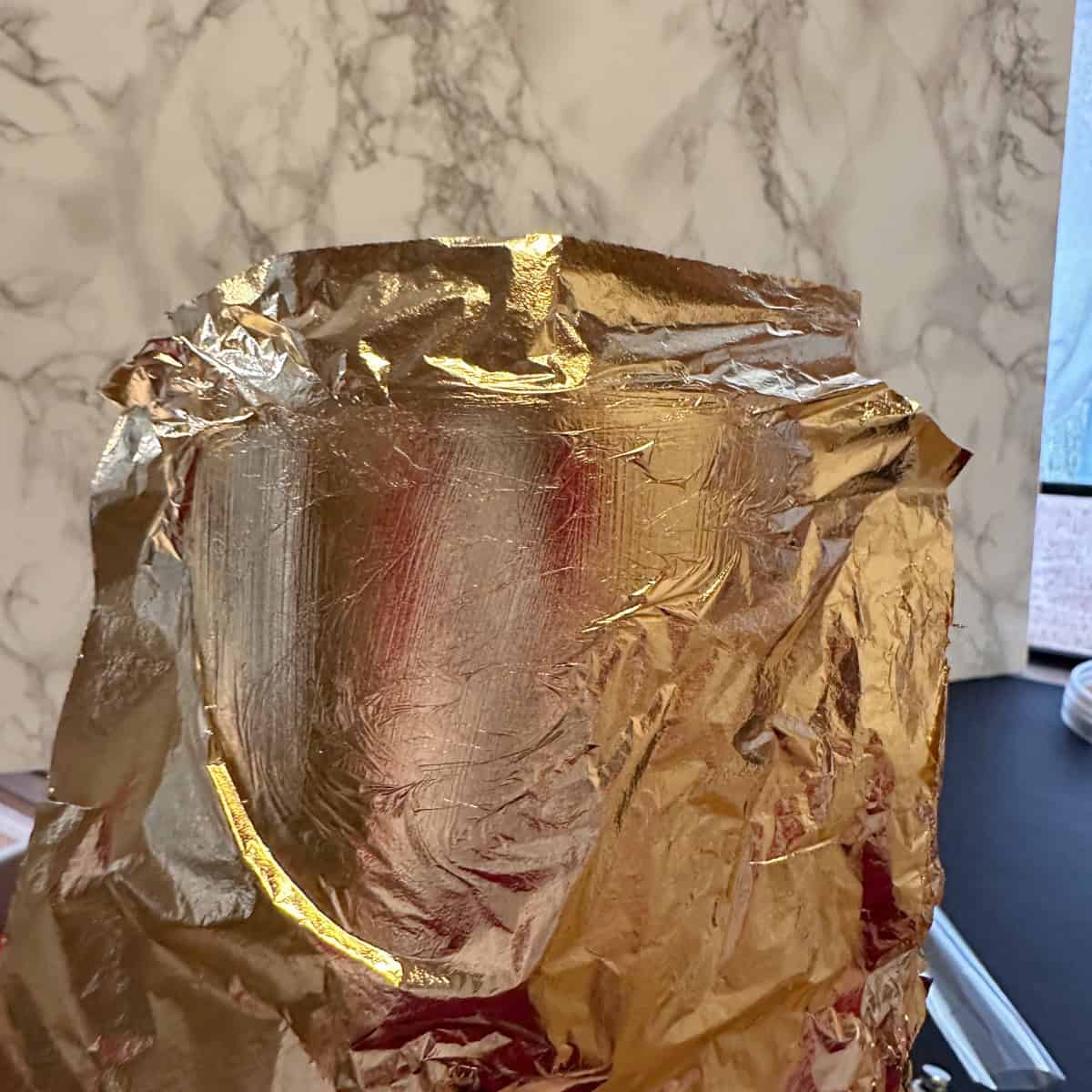 Add Gold Leaf and smooth