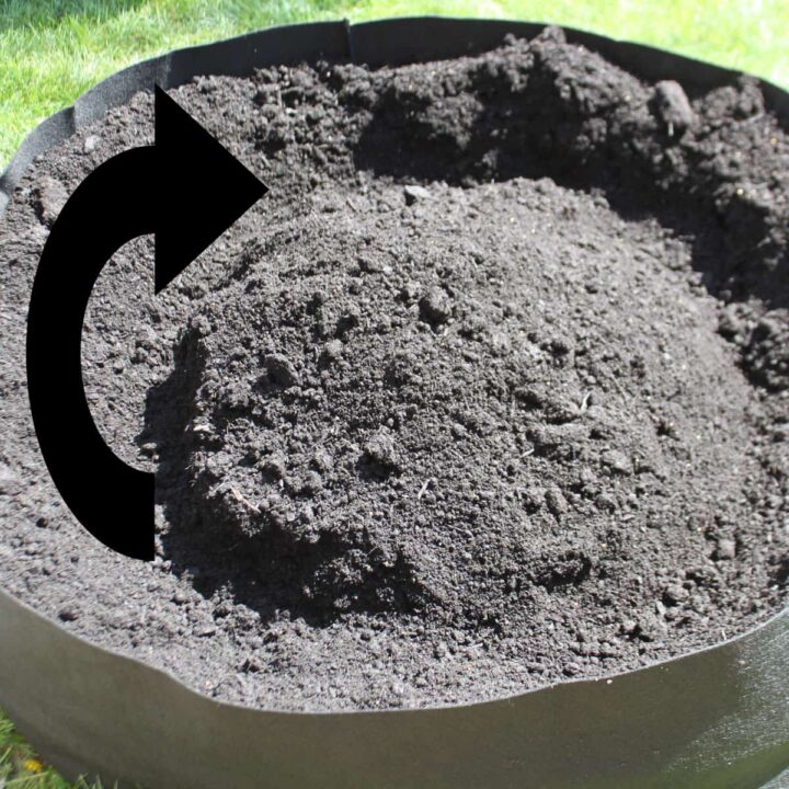 Dig a trench in the circle