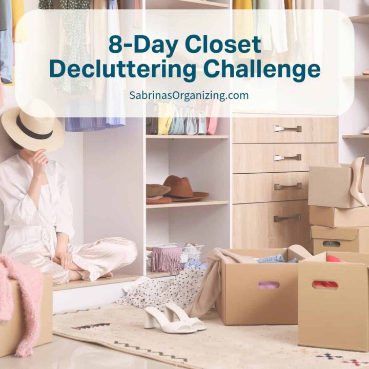 The 8-Day Closet Decluttering Challenge (Only 20 Minutes a Day)