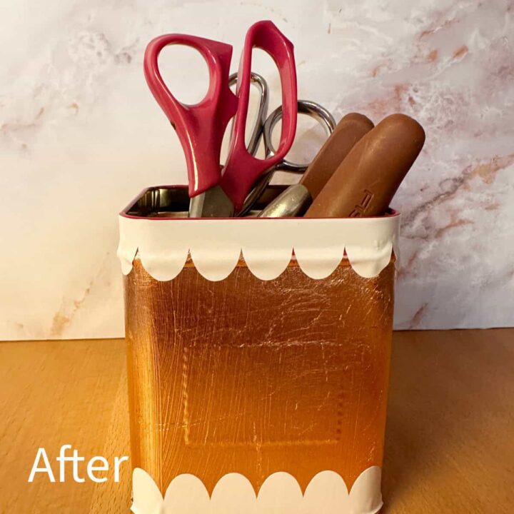 After Tin Box with Scissors inside