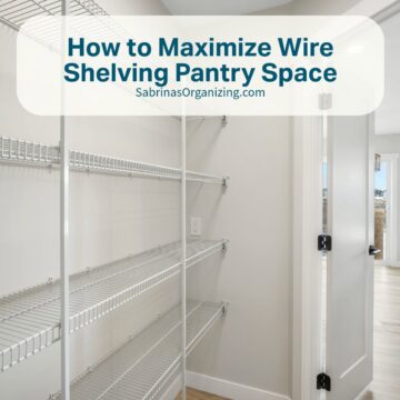 How to Maximize Wire Shelving Pantry Space with little money square image