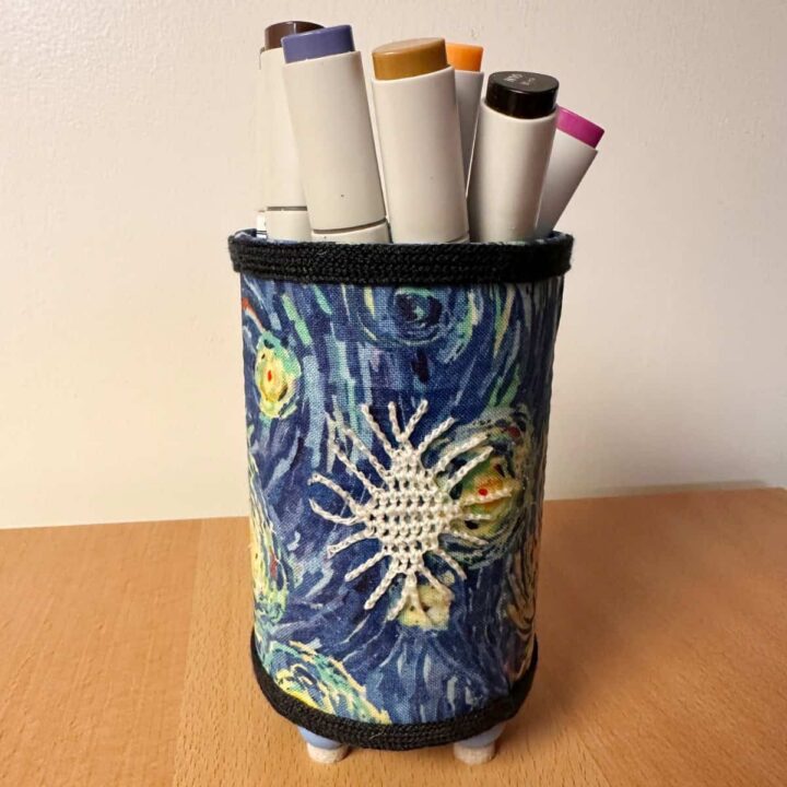 Fabric-Covered Soup Can Craft
