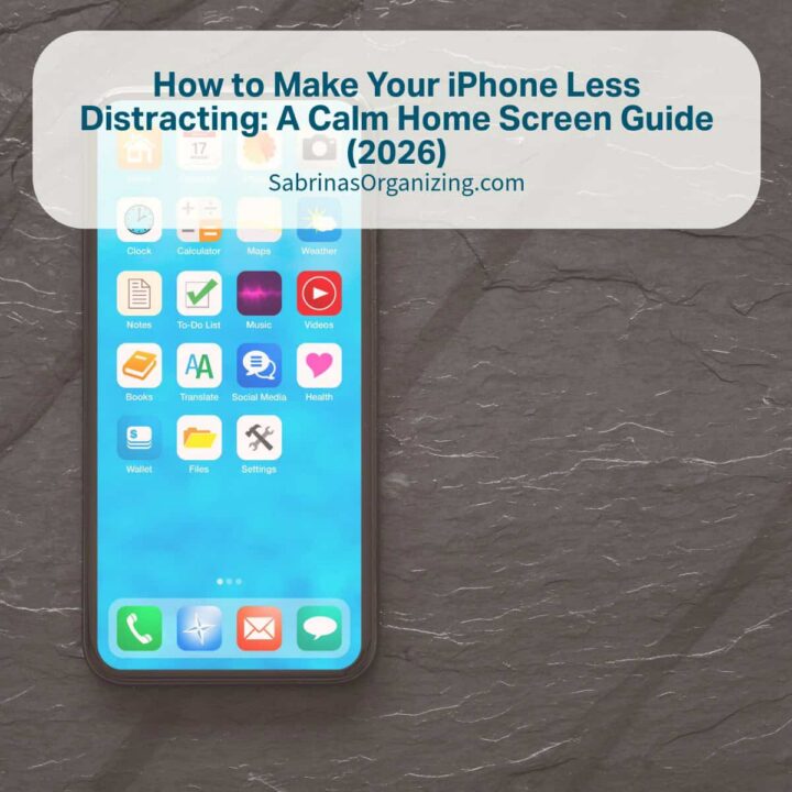 How to Make Your iPhone Less Distracting: A calm Home Screen Guide 2026 square image